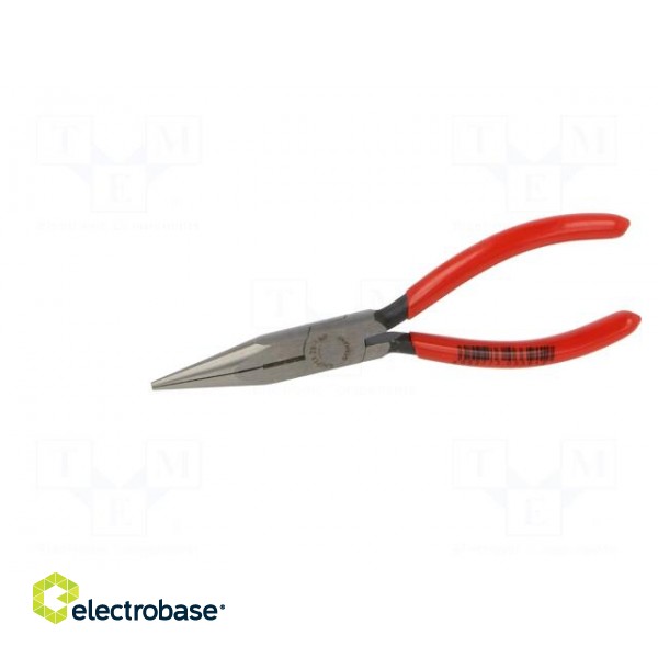 Pliers | cutting,half-rounded nose,universal | plastic handle image 6