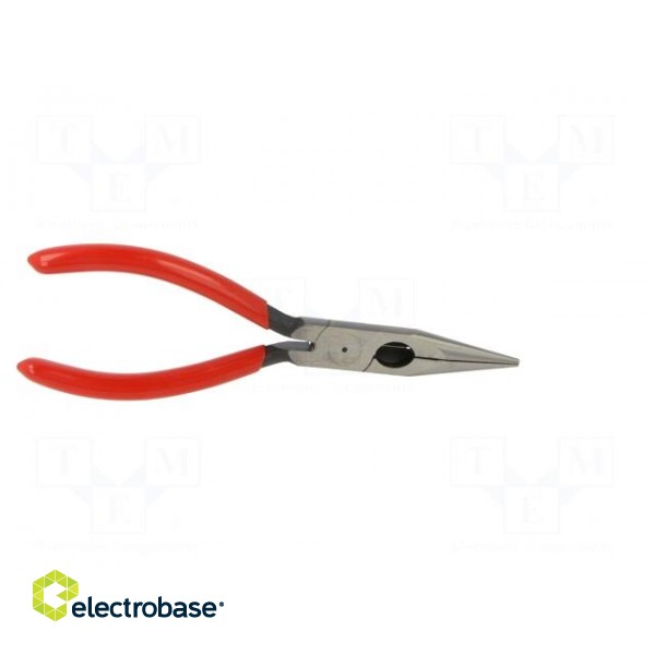 Pliers | cutting,half-rounded nose,universal | plastic handle image 10