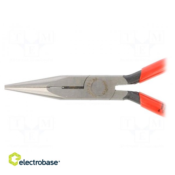 Pliers | cutting,half-rounded nose,universal | plastic handle image 4