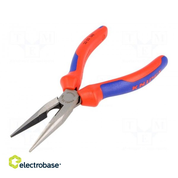 Pliers | ergonomic two-component handles,polished head | 160mm image 1