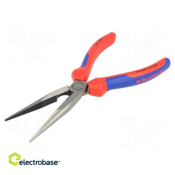 Pliers | ergonomic two-component handles,polished head | 200mm image 1