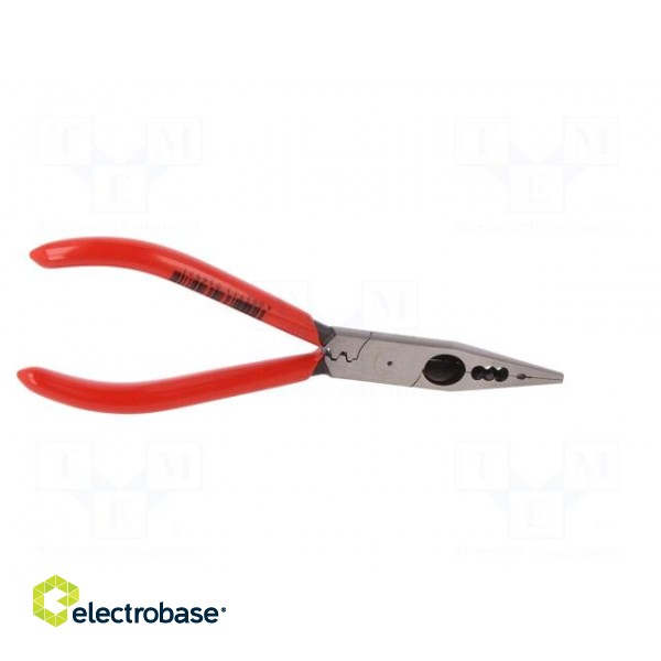Pliers | flat,universal,elongated | 160mm | Blade: about 60 HRC image 10