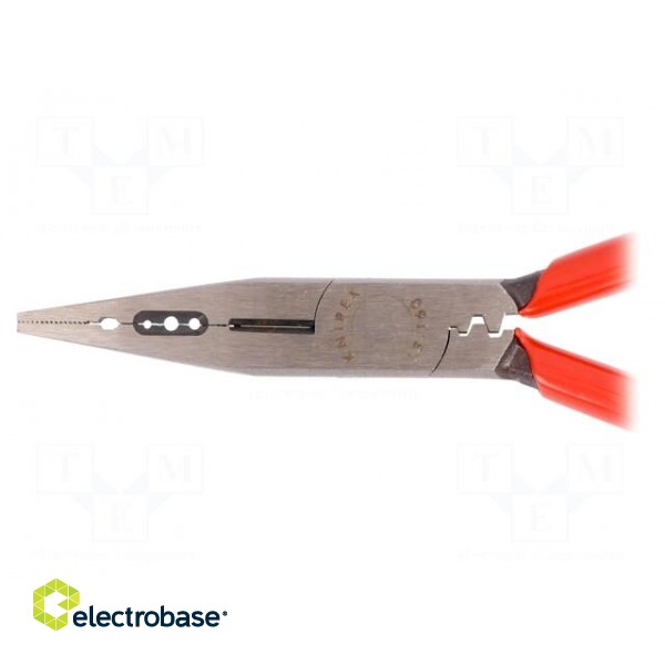 Pliers | flat,universal,elongated | 160mm | Blade: about 60 HRC image 3