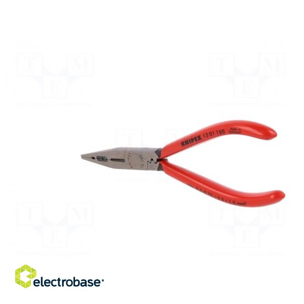 Pliers | flat,universal,elongated | 160mm | Blade: about 60 HRC image 7