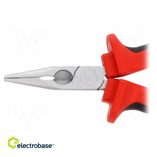 Pliers | for gripping and bending,half-rounded nose,universal image 4