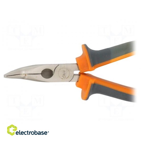 Pliers | for gripping and cutting,curved,universal | 160mm фото 3