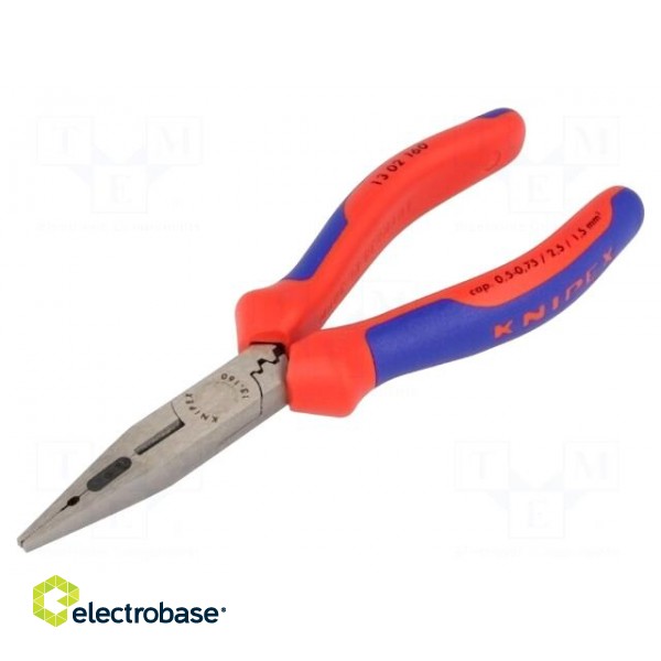 Pliers | for gripping and cutting,for wire stripping,universal paveikslėlis 1