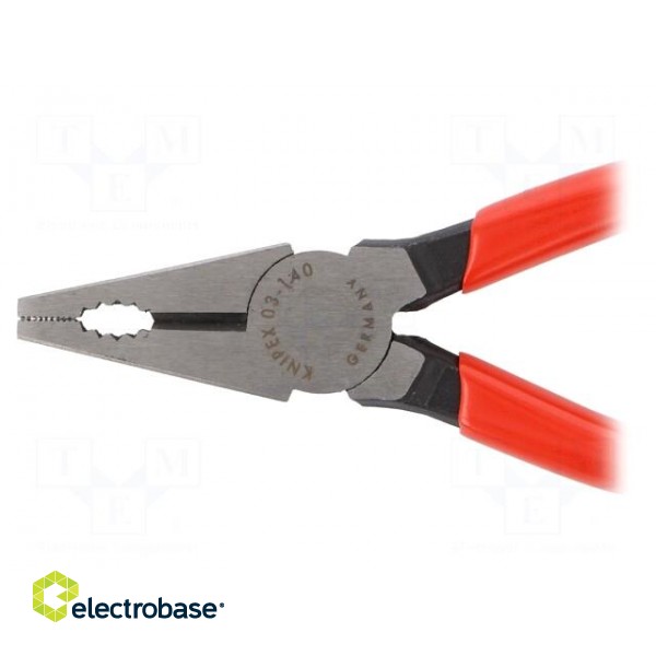 Pliers | for gripping and cutting,universal | plastic handle фото 3