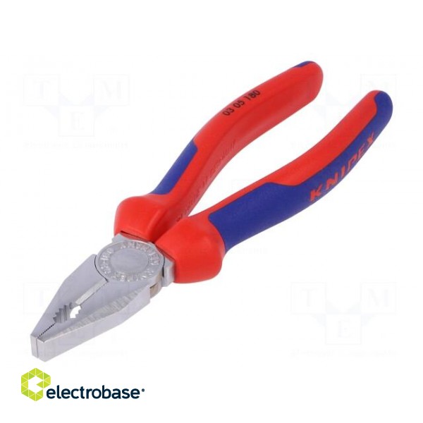 Pliers | for gripping and cutting,universal | 180mm paveikslėlis 1