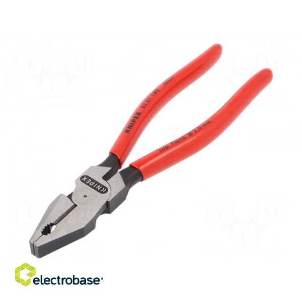 Pliers | for gripping and cutting,universal | plastic handle paveikslėlis 1