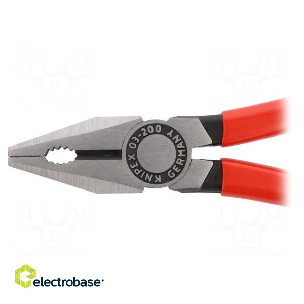 Pliers | for gripping and cutting,universal | plastic handle image 3