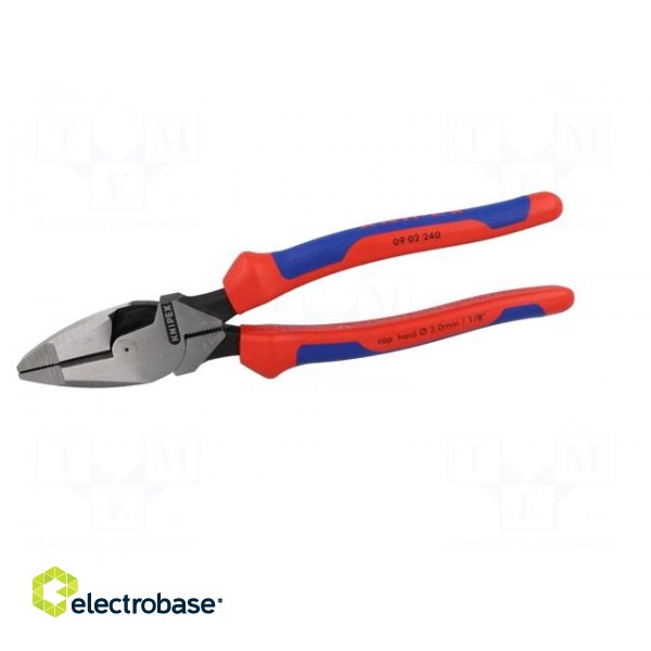 Pliers | universal | 240mm | for bending, gripping and cutting image 6