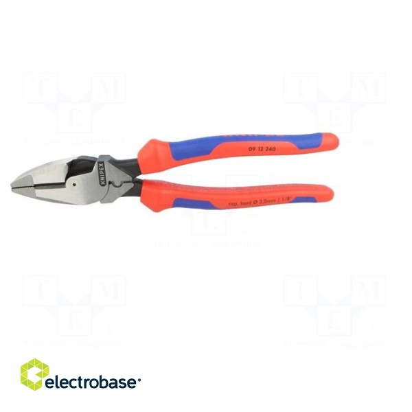 Pliers | universal | 240mm | for bending, gripping and cutting image 6