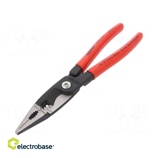 Pliers | for gripping and cutting,universal | plastic handle image 1