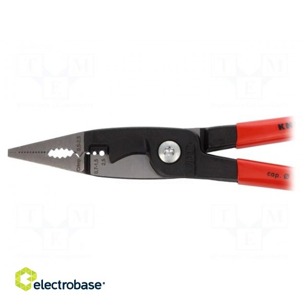 Pliers | for gripping and cutting,universal | plastic handle image 2