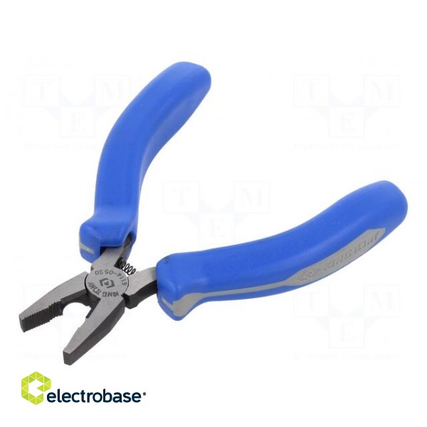 Pliers | miniature,universal | two-component handle grips | 122mm image 1