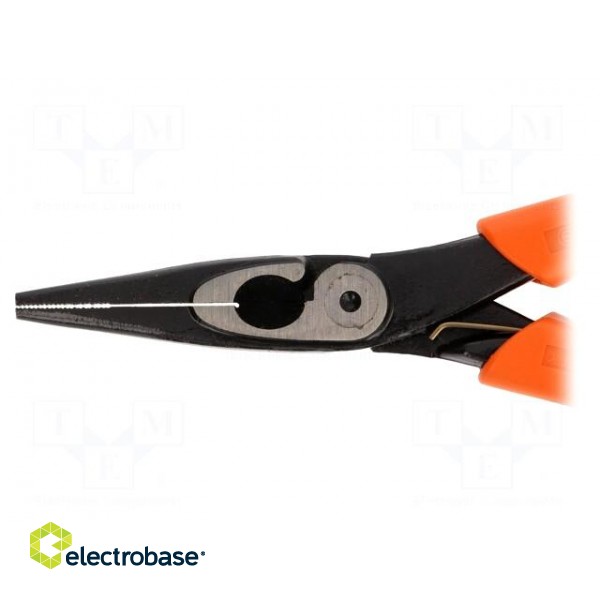 Pliers | straight,half-rounded nose,universal,elongated | ERGO® image 4