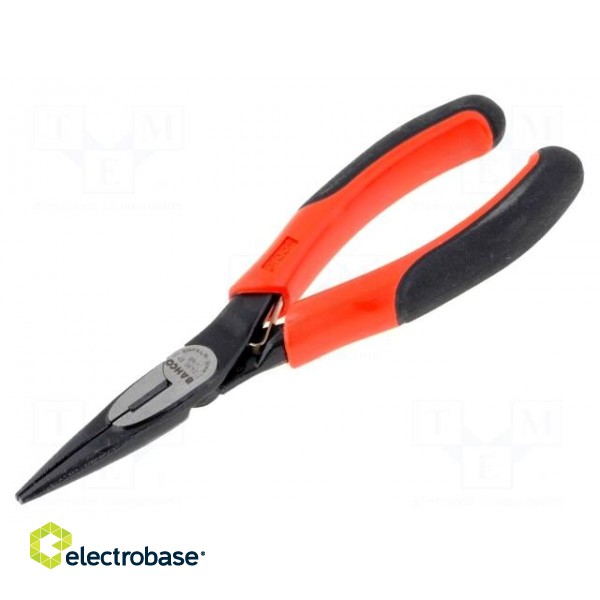Pliers | straight,half-rounded nose,universal,elongated | ERGO® image 1