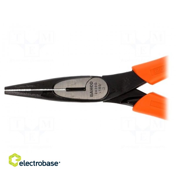 Pliers | straight,half-rounded nose,universal,elongated | ERGO® image 2