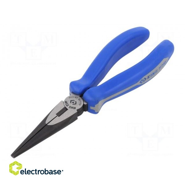 Pliers | straight,universal | two-component handle grips | 200mm paveikslėlis 1