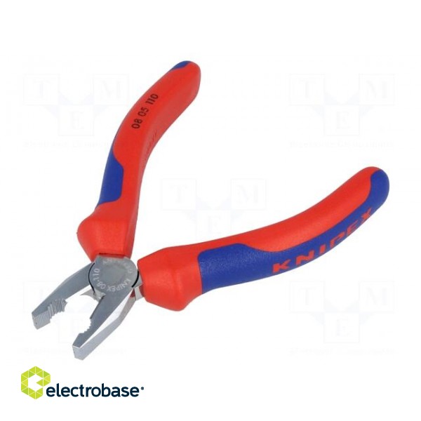 Pliers | universal | 110mm | for bending, gripping and cutting image 1