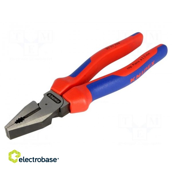 Pliers | universal | 200mm | for bending, gripping and cutting image 1