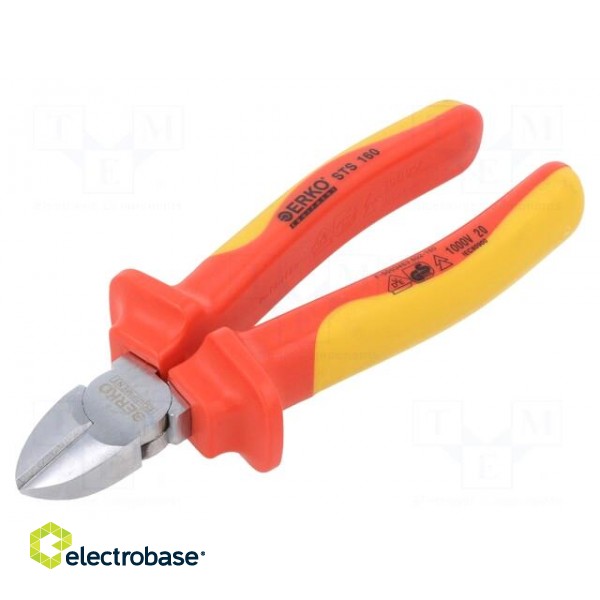 Pliers | cutting,insulated | 160mm image 1