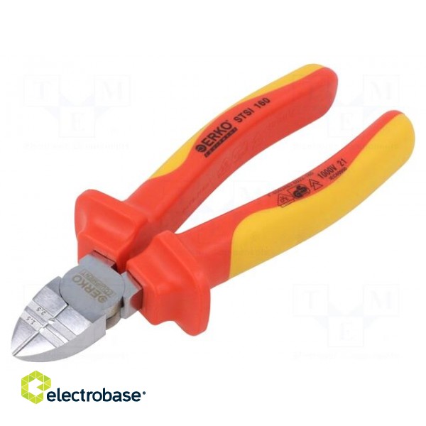 Pliers | cutting,insulated | 160mm image 1