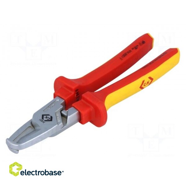 Pliers | insulated,cutting | for voltage works | 210mm image 1