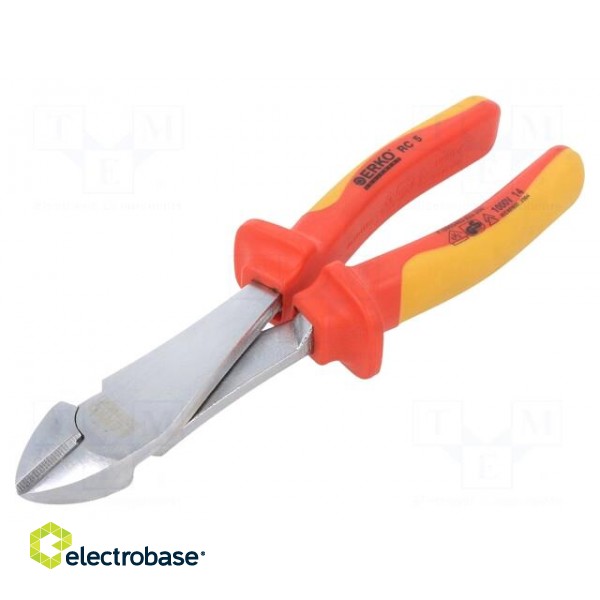 Pliers | cutting,insulated | for cables | 200mm image 1