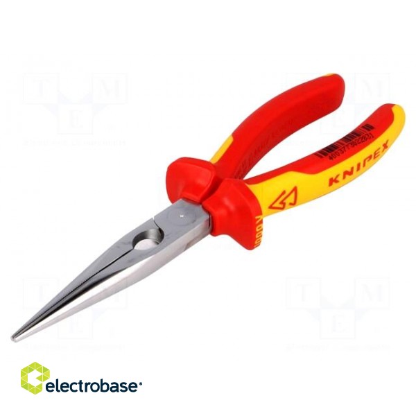 Pliers | cutting,insulated,elongated | steel | 200mm image 1