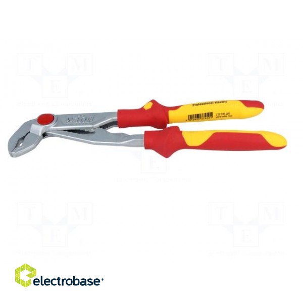 Pliers | insulated,adjustable | steel | 250mm | 1kVAC | V: with button фото 6