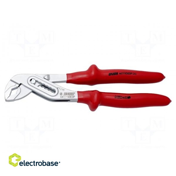 Pliers | insulated,adjustable | Pliers len: 240mm | 447/1VDEDP paveikslėlis 2