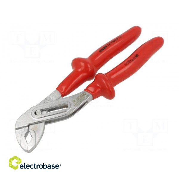 Pliers | insulated,adjustable | Pliers len: 240mm | 447/1VDEDP image 1