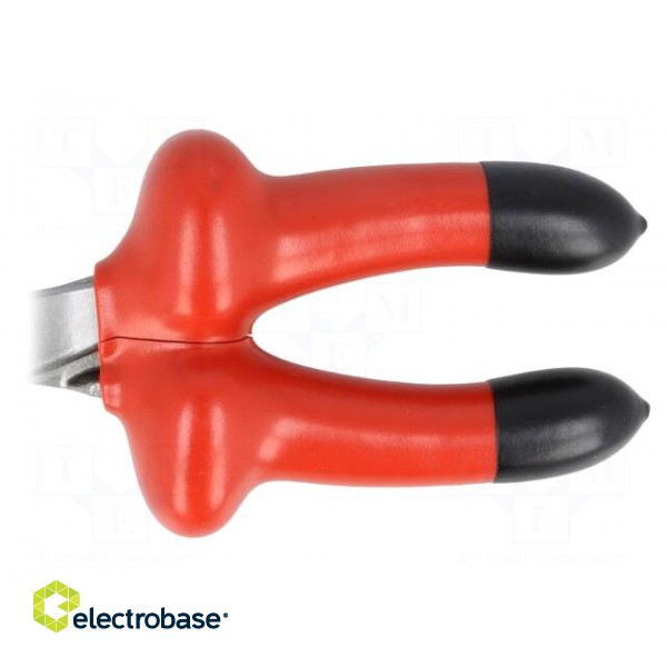 Pliers | insulated,curved,elongated | alloy steel | 200mm | 1kVAC image 2