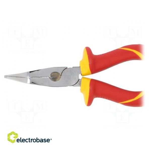 Pliers | insulated,curved,flat | 160mm фото 3