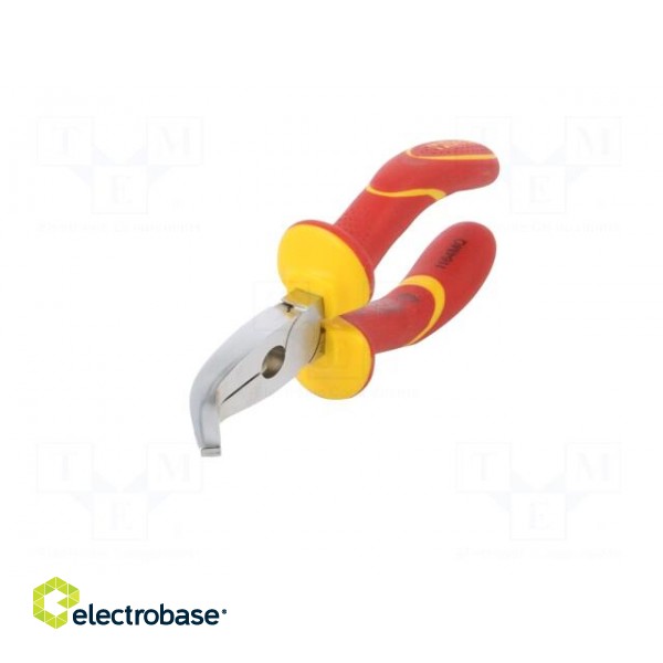 Pliers | insulated,curved,flat | 160mm фото 4