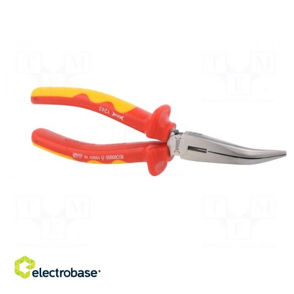 Pliers | insulated,curved,half-rounded nose | 200mm image 10