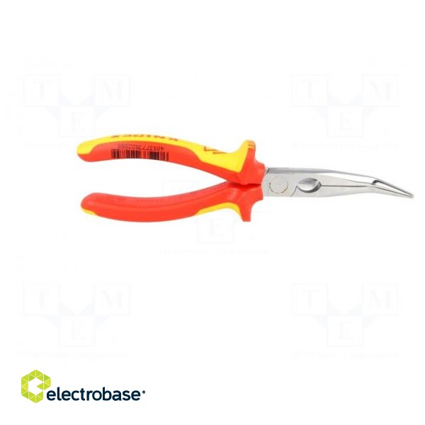 Pliers | insulated,curved,half-rounded nose | steel | 200mm image 10