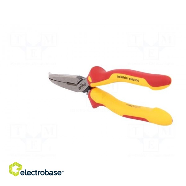 Pliers | insulated,curved,half-rounded nose | steel | 200mm | 1kVAC image 7