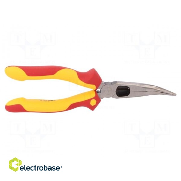 Pliers | insulated,curved,half-rounded nose | steel | 200mm | 1kVAC image 10