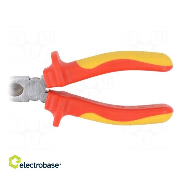 Pliers | insulated,curved,half-rounded nose,universal | 160mm image 2