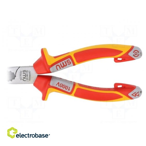 Pliers | insulated,curved,telephone | 170mm | Cut: with side face image 2