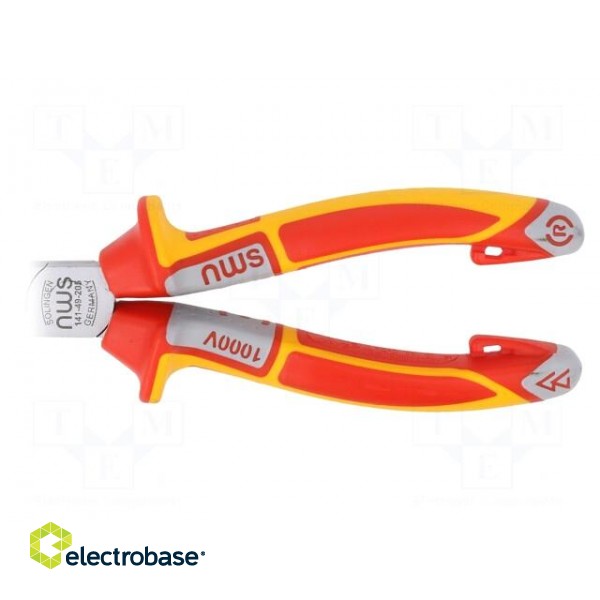 Pliers | insulated,curved,telephone | 205mm | Cut: with side face image 2
