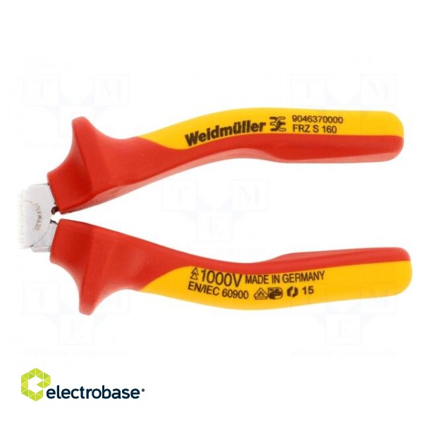 Pliers | insulated,flat | for voltage works | 160mm | 1kVAC image 3