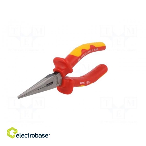 Pliers | insulated,half-rounded nose | 160mm image 4