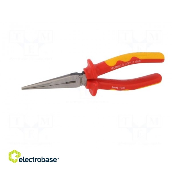 Pliers | insulated,half-rounded nose | 200mm image 5