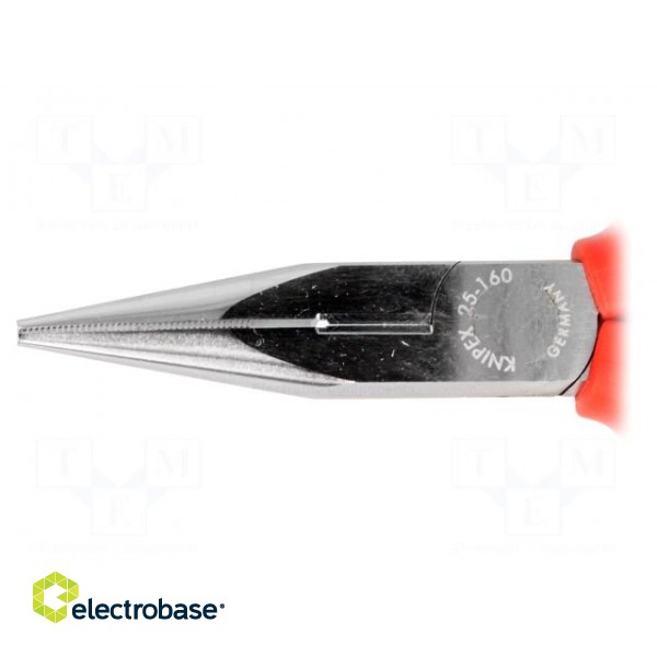 Pliers | insulated,half-rounded nose | steel | 160mm image 2