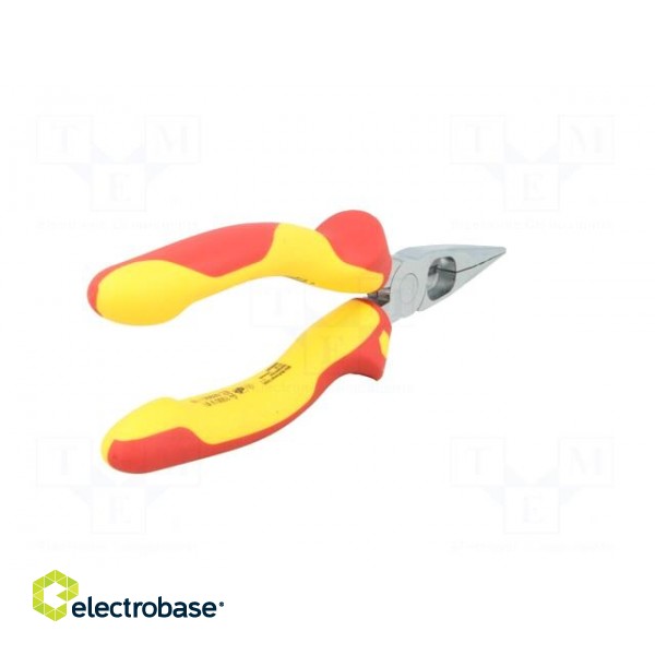 Pliers | insulated,half-rounded nose | steel | 160mm | 1kVAC фото 8