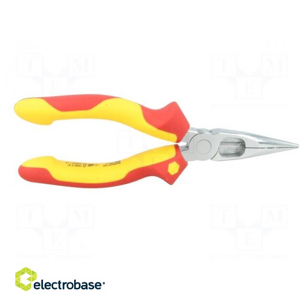 Pliers | insulated,half-rounded nose | steel | 160mm | 1kVAC фото 9